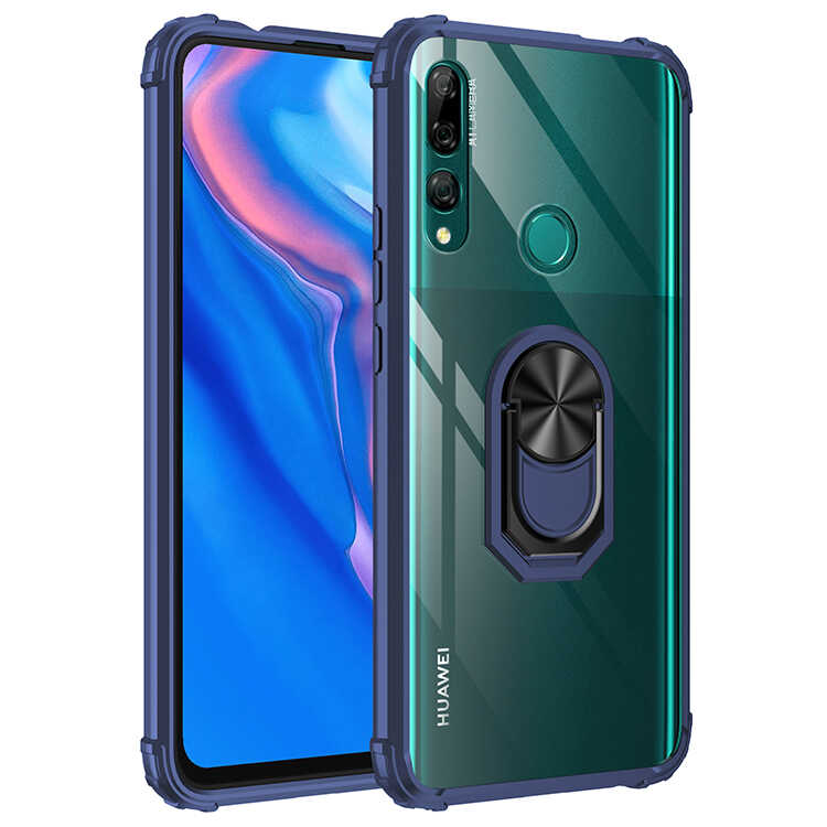 Huawei Uyumlu Y9 Prime 2019 Kılıf Tuhatu Mola Kapak-Lacivert