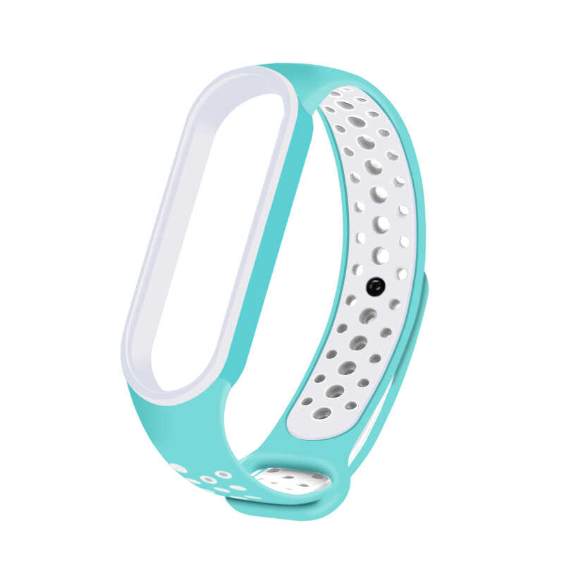 Xiaomi Uyumlu Mi Band 5 Dama Silikon Kordon-No5