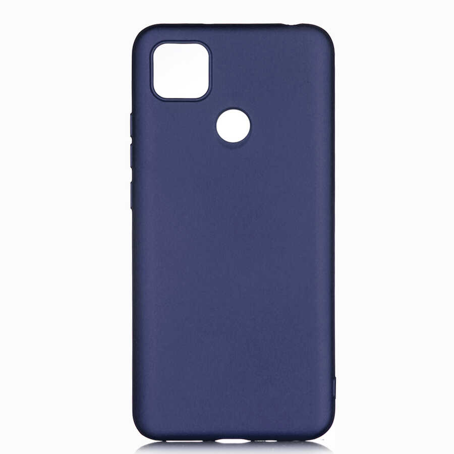 Xiaomi Uyumlu Redmi 9C Kılıf Tuhatu Marino Silikon Kapak-Lacivert