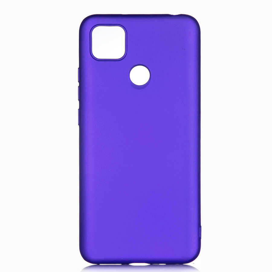 Xiaomi Uyumlu Redmi 9C Kılıf Tuhatu Marino Silikon Kapak-Saks mavi