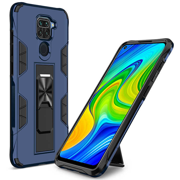 Xiaomi Uyumlu Redmi Note 9 Kılıf Tuhatu Volve Kapak-Lacivert