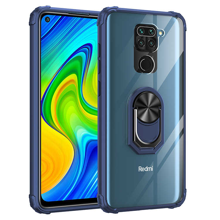 Xiaomi Uyumlu Redmi Note 9 Kılıf Tuhatu Mola Kapak-Lacivert