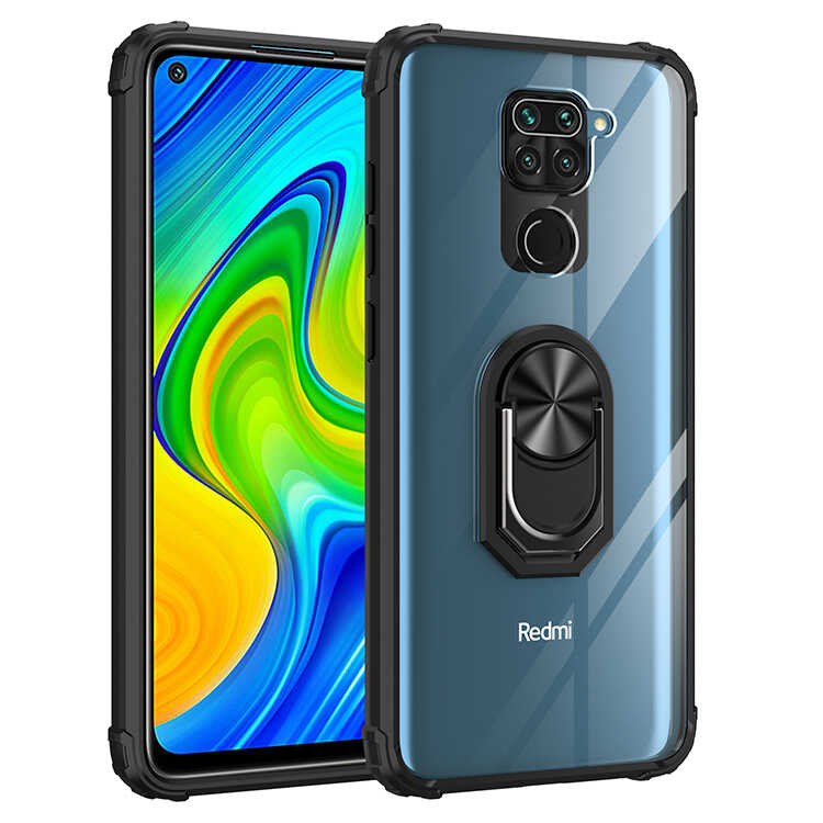 Xiaomi Uyumlu Redmi Note 9 Kılıf Tuhatu Mola Kapak-Siyah