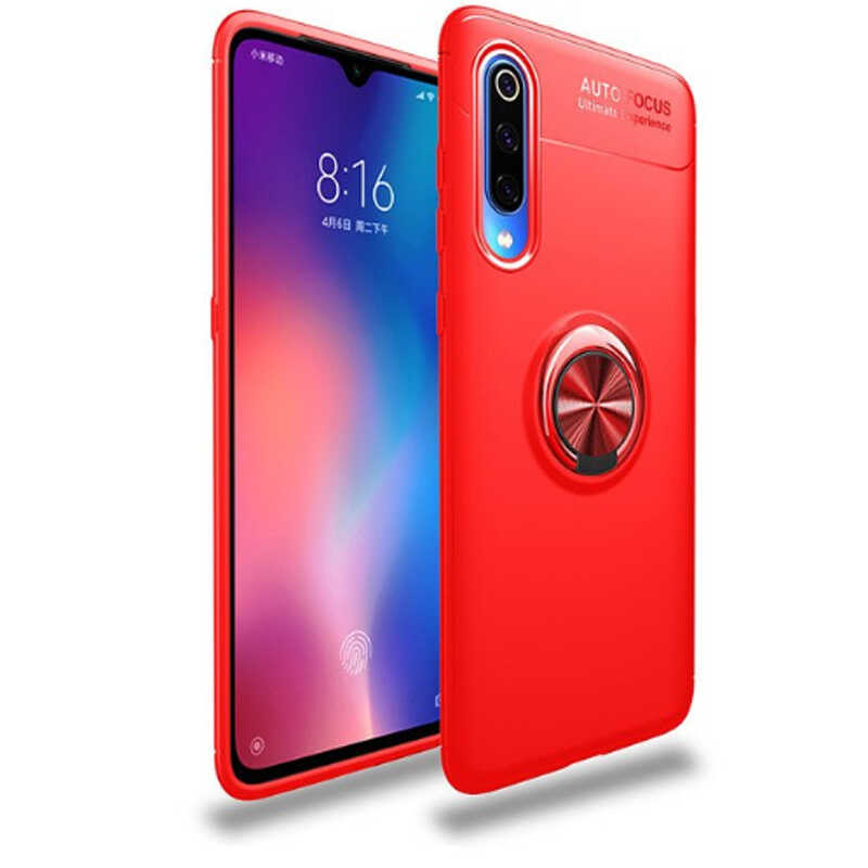 Xiaomi Uyumlu Mi 9 Lite Kılıf Tuhatu Ravel Silikon Kapak-Kırmızı