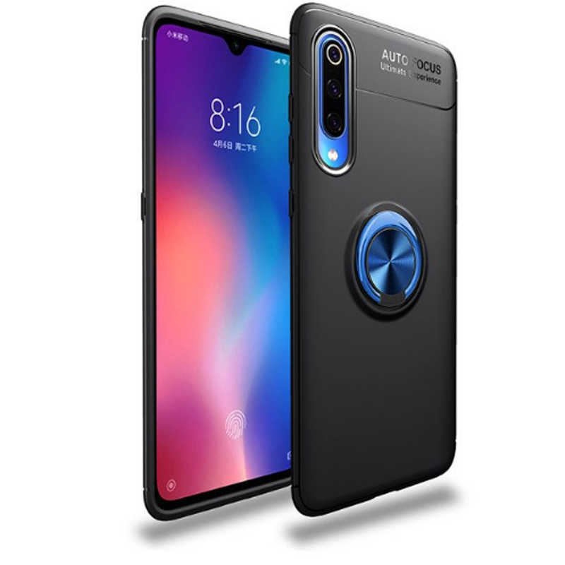 Xiaomi Uyumlu Mi 9 Lite Kılıf Tuhatu Ravel Silikon Kapak-Siyah-mavi