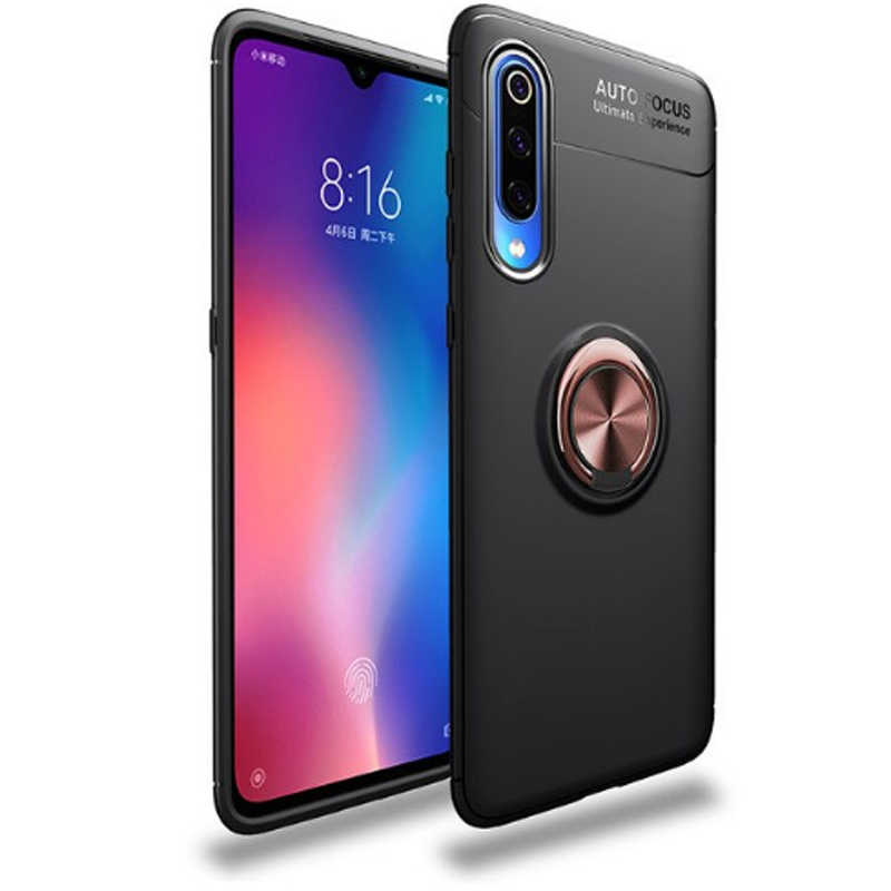 Xiaomi Uyumlu Mi 9 Lite Kılıf Tuhatu Ravel Silikon Kapak-Siyah-rose gold