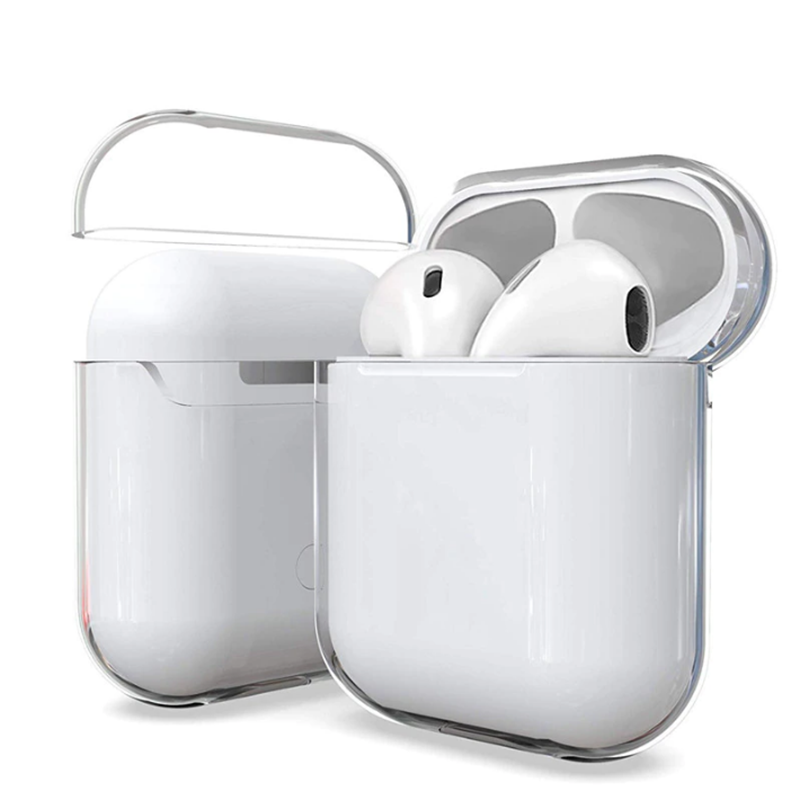 Airpods Uyumlu Kılıf Şeffaf Sert Kristal Tuhatu Airbag 14 Kılıf