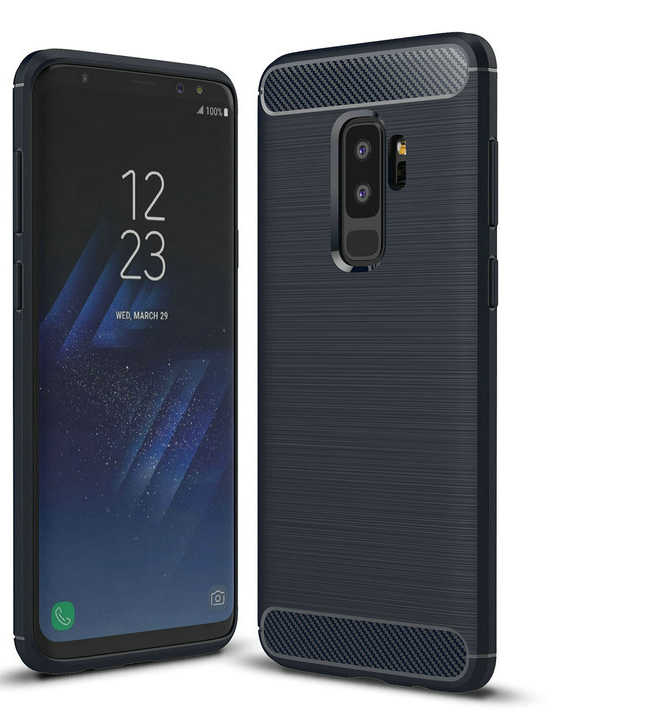 Galaxy Uyumlu S9 Plus Kılıf Tuhatu Room Silikon Kapak-Lacivert