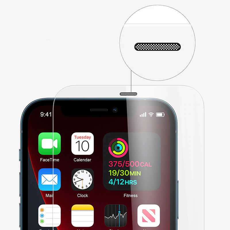 iPhone Uyumlu 12 Pro Tuhatu Vox Cam Temperli Ekran Koruyucu