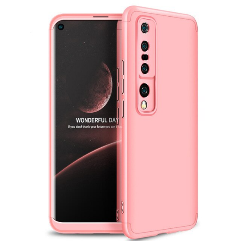 Xiaomi Uyumlu Mi 10 Pro Kılıf Tuhatu Ays Kapak-Rose gold