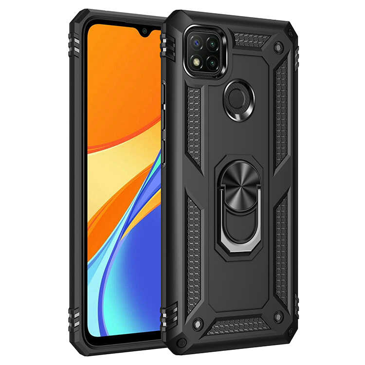 Xiaomi Uyumlu Redmi 9C Kılıf Tuhatu Tank Kapak