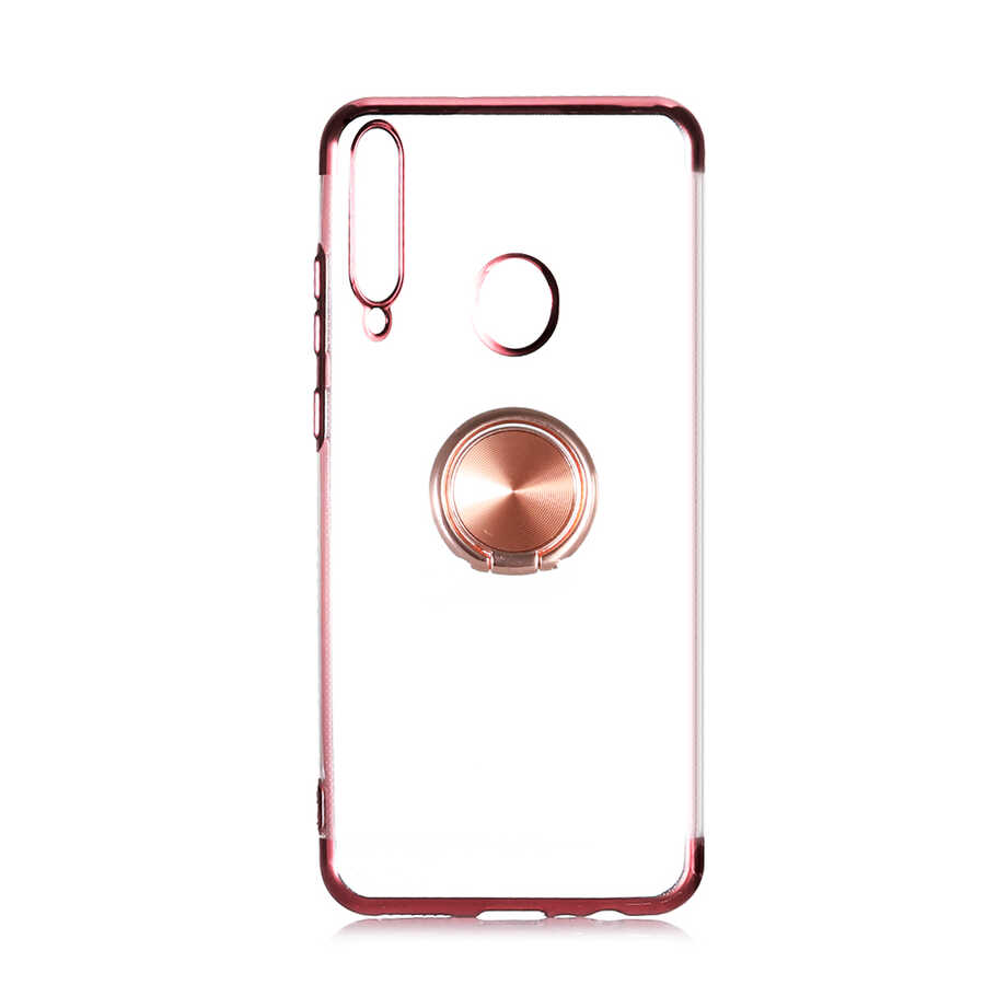 Galaxy Uyumlu M30 Kılıf Tuhatu Gess Silikon-Rose gold