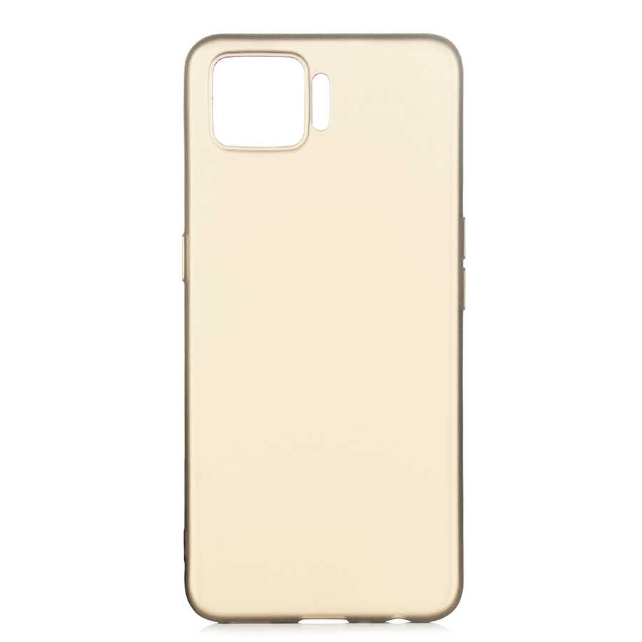 Oppo A73 Kılıf Tuhatu Marino Silikon Kapak-Gold