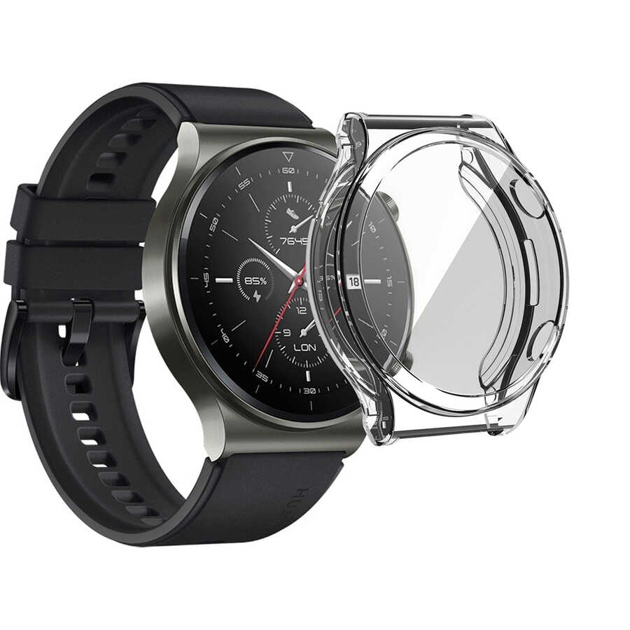 Huawei Uyumlu Watch GT2 Pro Tuhatu Watch Gard 02 Ekran Koruyucu-Renksiz