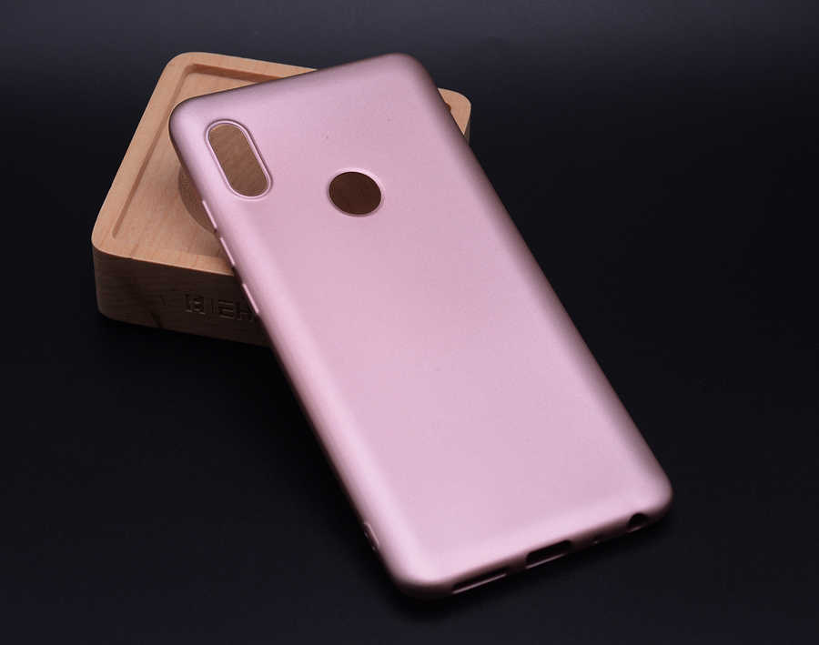 Xiaomi Uyumlu Redmi Note 5 Pro Kılıf Tuhatu Marino Silikon Kapak-Rose gold