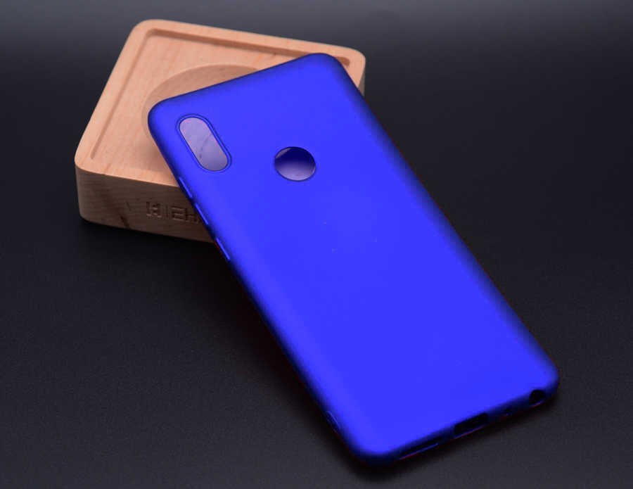 Xiaomi Uyumlu Redmi Note 5 Pro Kılıf Tuhatu Marino Silikon Kapak-Saks mavi