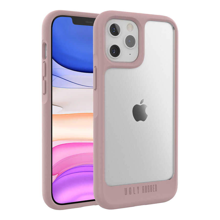 iPhone Uyumlu 12 Pro UR G Model Kapak-Pembe