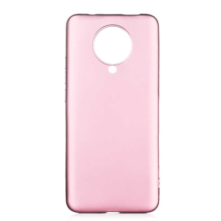 Xiaomi Uyumlu Redmi K30 Pro Kılıf Tuhatu Marino Silikon Kapak-Rose gold