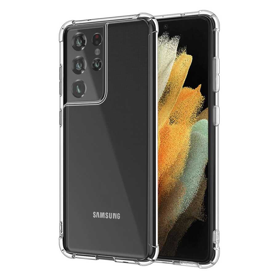 Galaxy Uyumlu S21 Ultra Kılıf Tuhatu Nitro Anti Shock Silikon