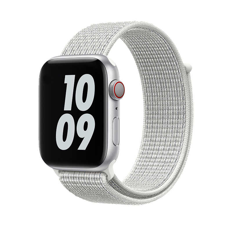 Watch 40mm Wiwu Sport Loop Hasır Kordon-Beyaz