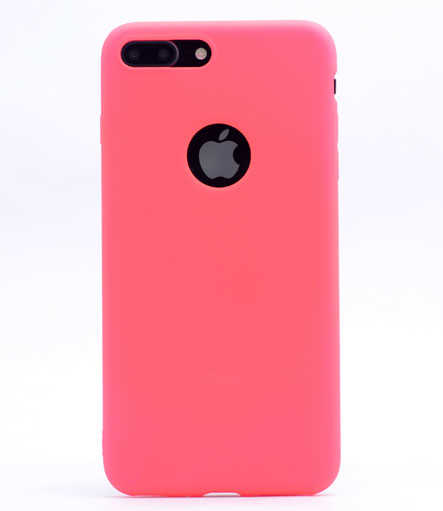 iPhone Uyumlu 8 Kılıf Tuhatu Marino Silikon Kapak-Pembe