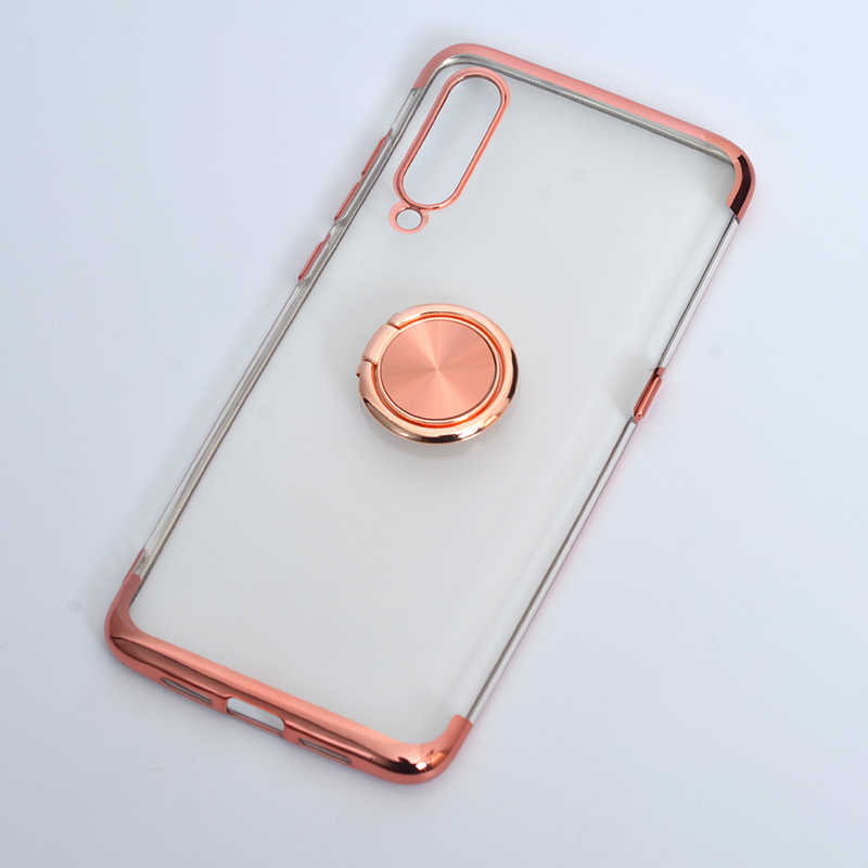 Galaxy Uyumlu A30S Kılıf Tuhatu Gess Silikon-Rose gold