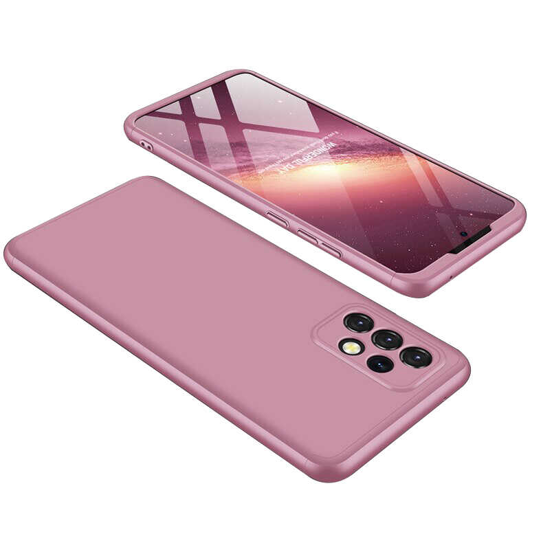 Galaxy Uyumlu A32 4G Kılıf Tuhatu Ays Kapak-Rose gold