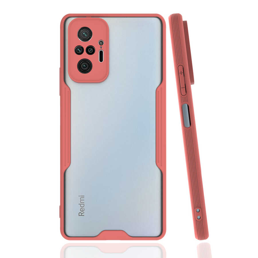 Xiaomi Uyumlu Redmi Note 10 Pro Kılıf Tuhatu Parfe Kapak-Pembe