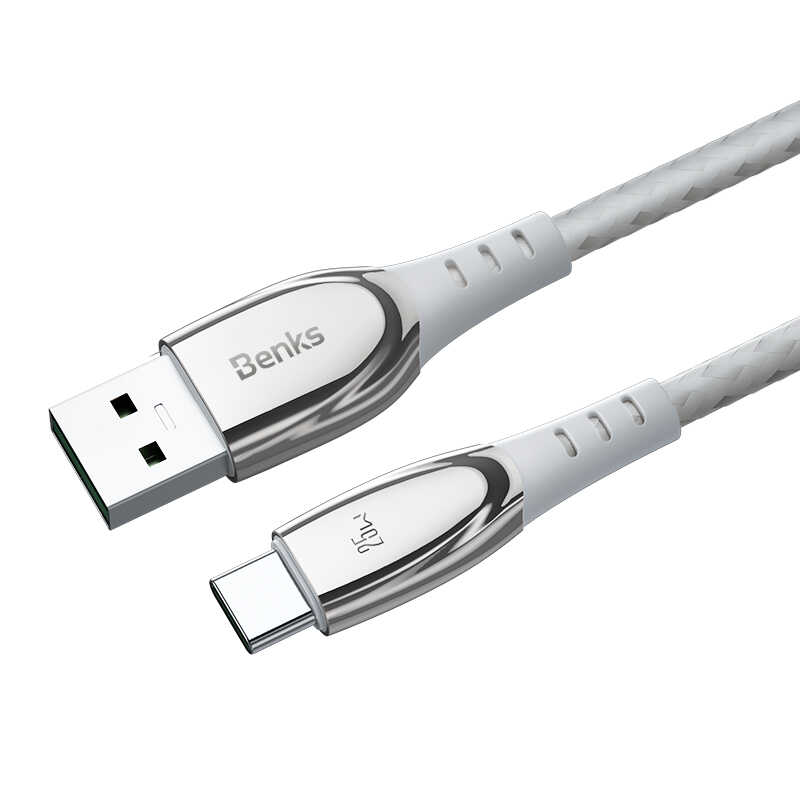 Benks D40 25W Type-C Usb Kablo 1.2M-Beyaz