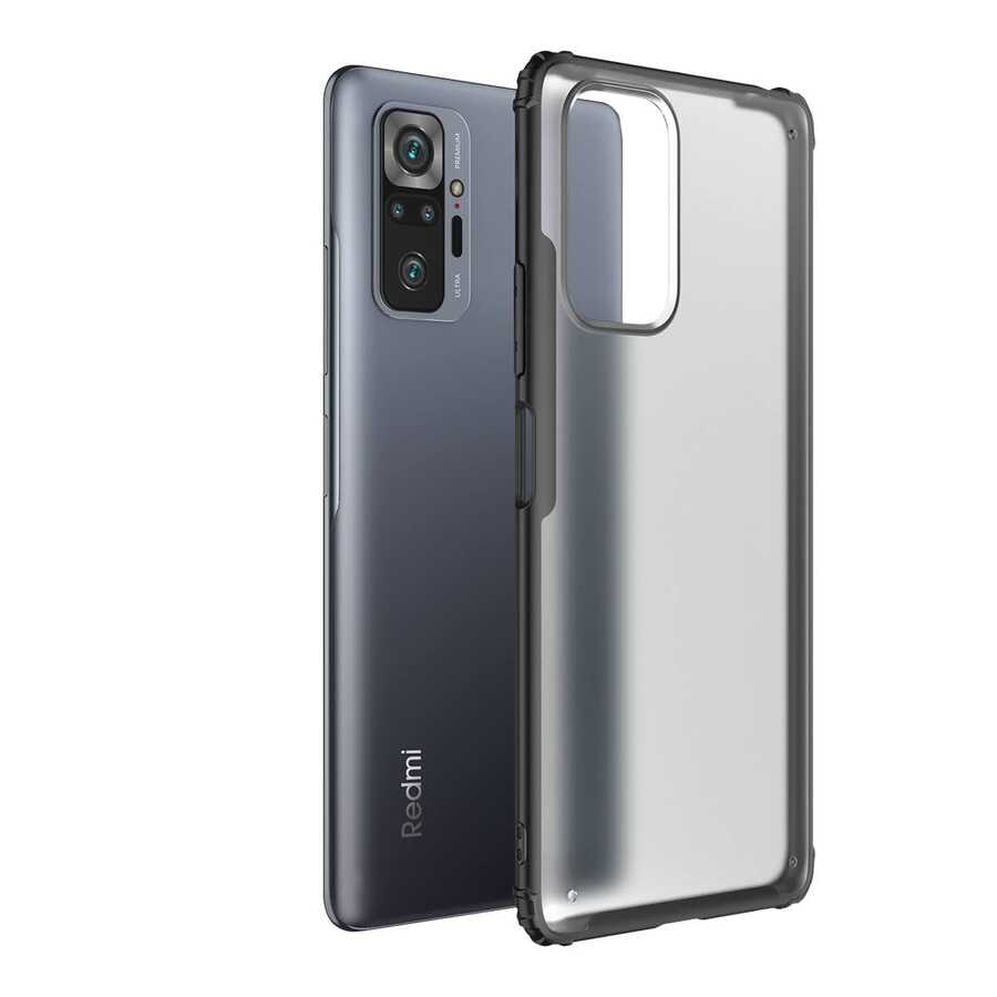 Xiaomi Uyumlu Redmi Note 10 Pro Kılıf Tuhatu Volks Kapak-Siyah