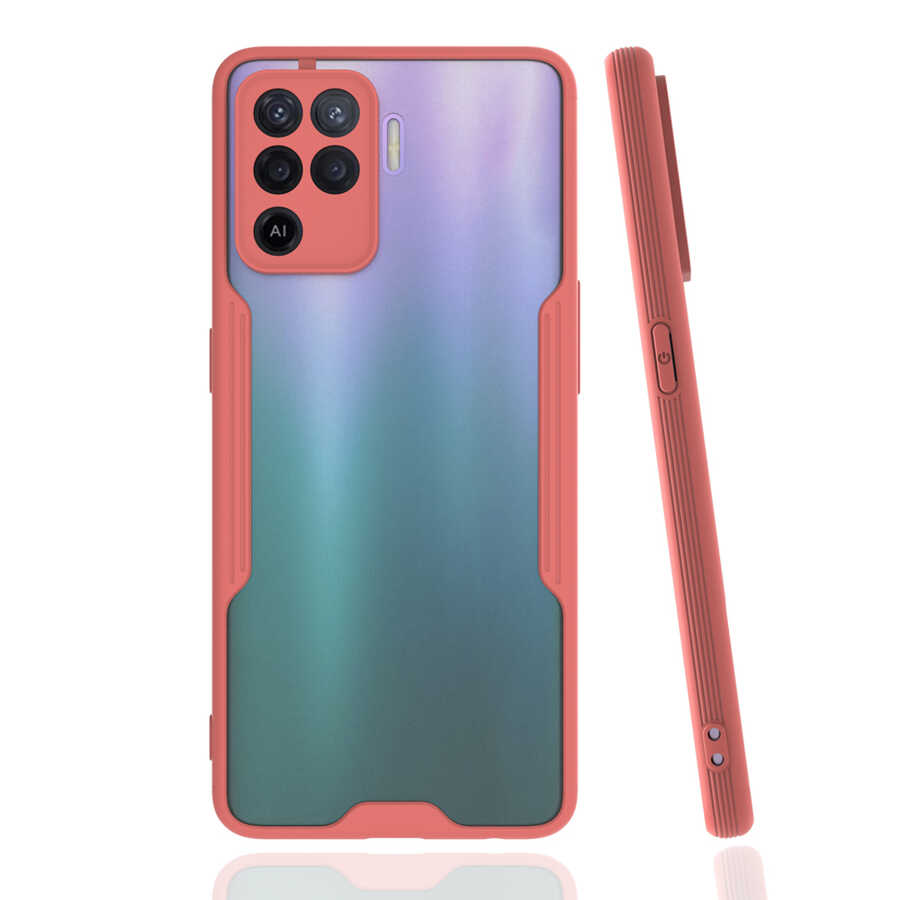 Oppo Reno 5 Lite Kılıf Tuhatu Parfe Kapak-Pembe