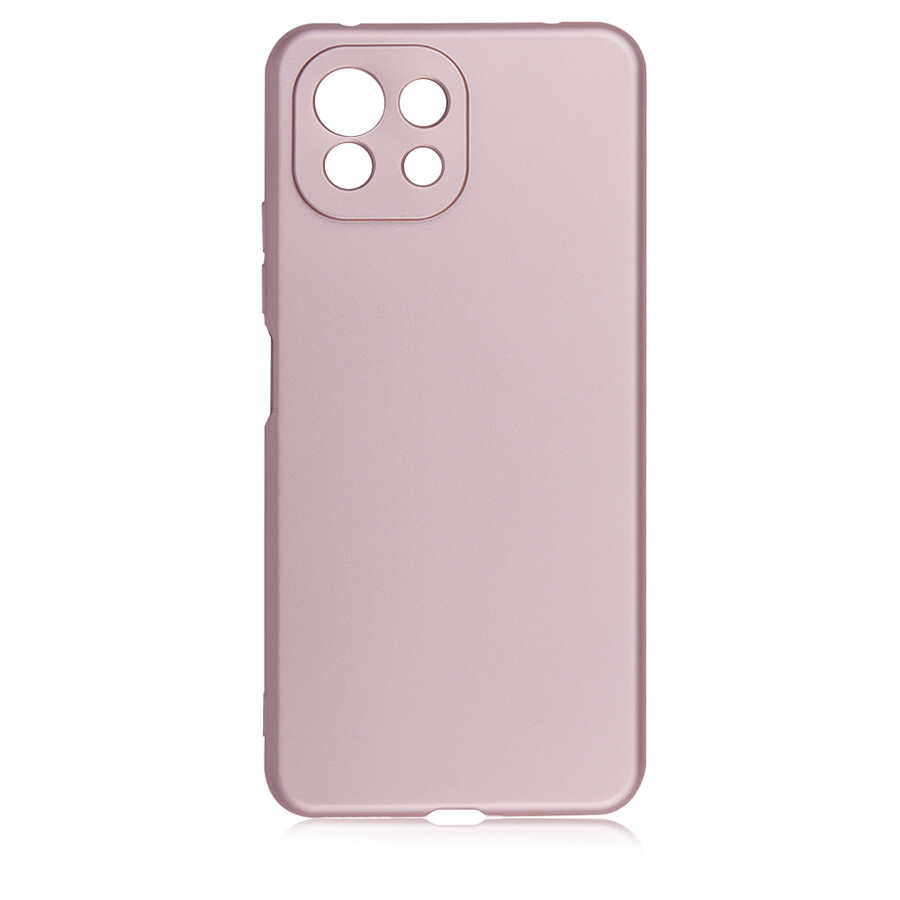 Xiaomi Uyumlu Mi 11 Lite Kılıf Tuhatu Marino Silikon Kapak-Rose gold