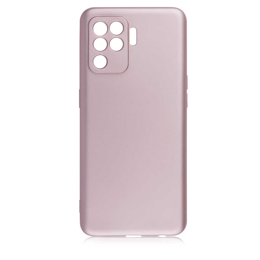 Oppo Reno 5 Lite Kılıf Tuhatu Marino Silikon Kapak-Rose gold