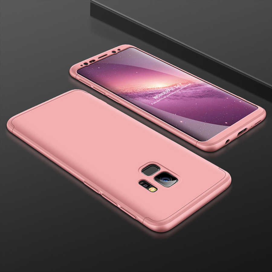 Galaxy Uyumlu S9 Kılıf Tuhatu Ays Kapak-Rose gold