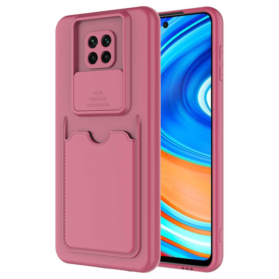 Xiaomi Uyumlu Redmi Note 9 Pro Kılıf ​Tuhatu Kartix Kapak-Koyu mor