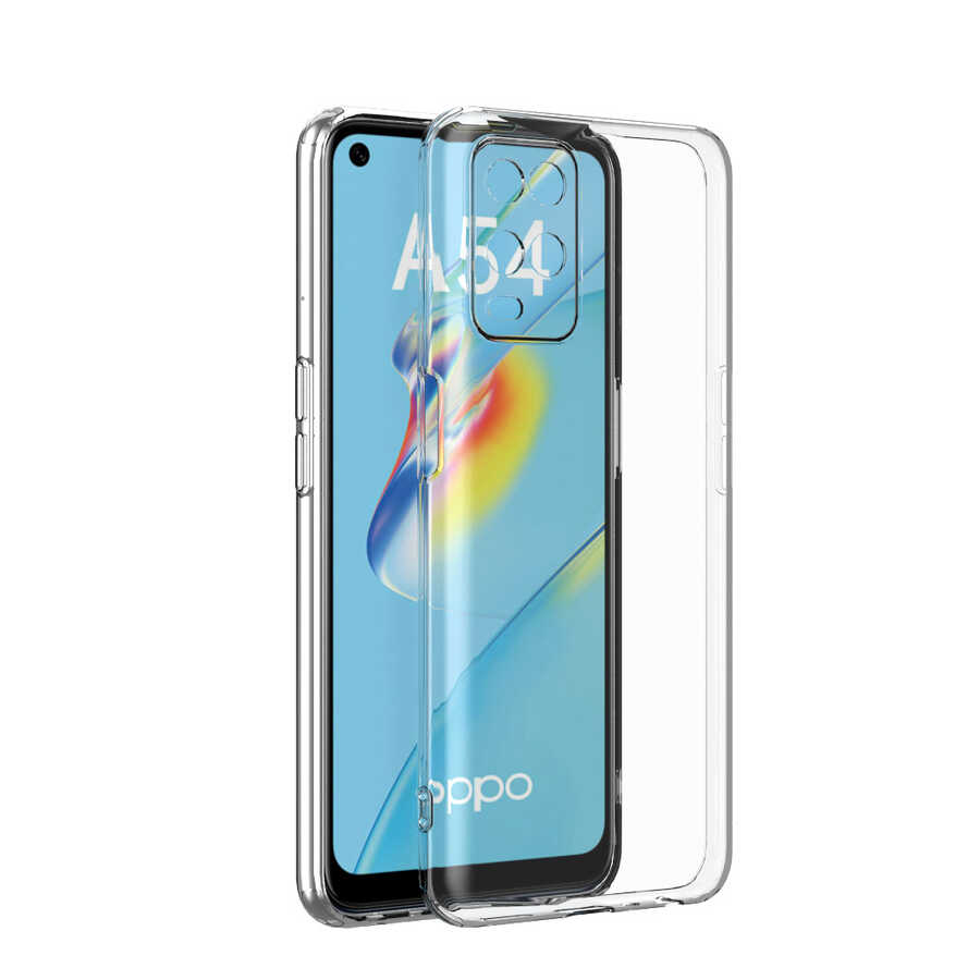 Oppo A54 4G Kılıf Tuhatu Kamera Korumalı Süper Silikon Kapak