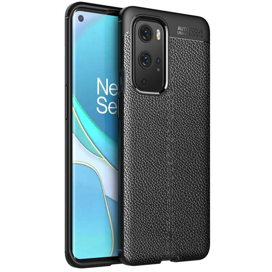 One Plus 9 Pro Kılıf Tuhatu Ceku Silikon Kapak-Siyah