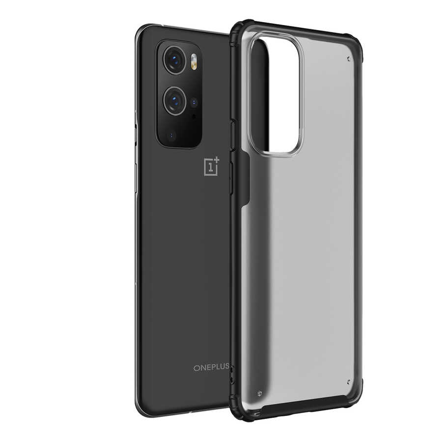 One Plus 9 Pro Kılıf Tuhatu Volks Kapak-Siyah