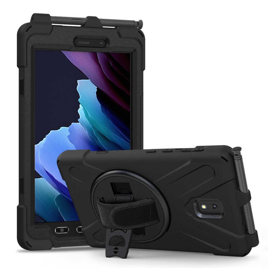 Galaxy Uyumlu Tab Active 3 T577 Tuhatu Defender Tablet Silikon