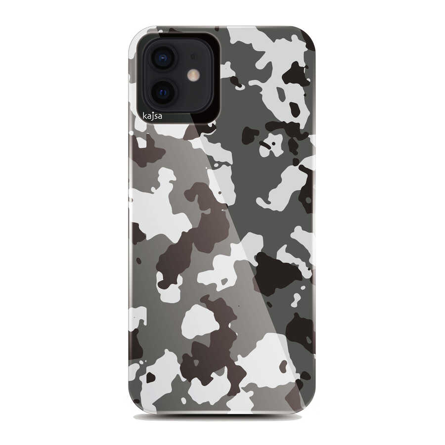 iPhone Uyumlu 12 Kılıf Kajsa Camo Kapak-No1