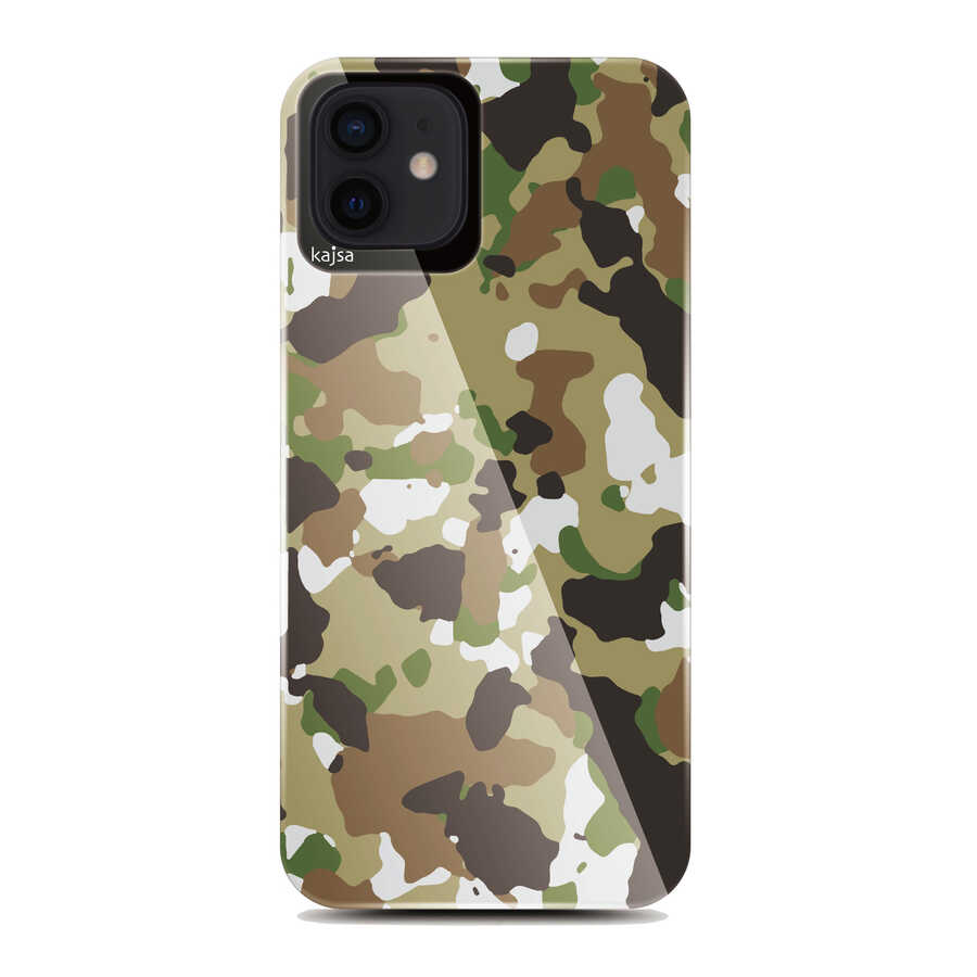 iPhone Uyumlu 12 Kılıf Kajsa Camo Kapak-No2