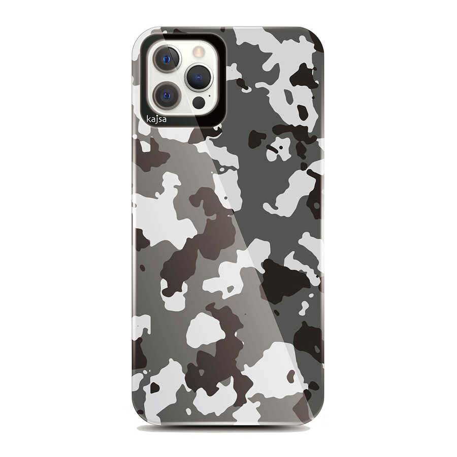 iPhone Uyumlu 12 Pro Kılıf Kajsa Camo Kapak-No1