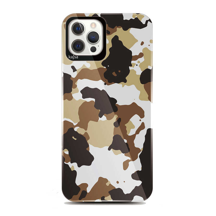 iPhone Uyumlu 12 Pro Kılıf Kajsa Camo Kapak-No4