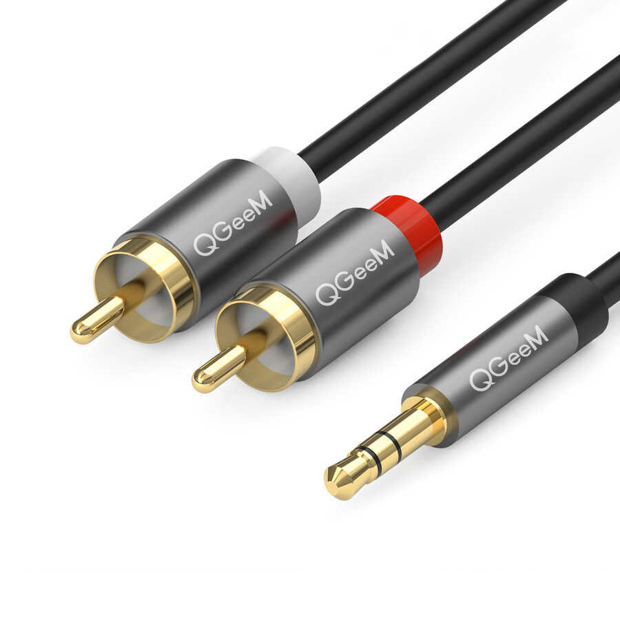 Qgeem QG-AU09 3.5mm To RCA Aux Audio Kablo 1.5M