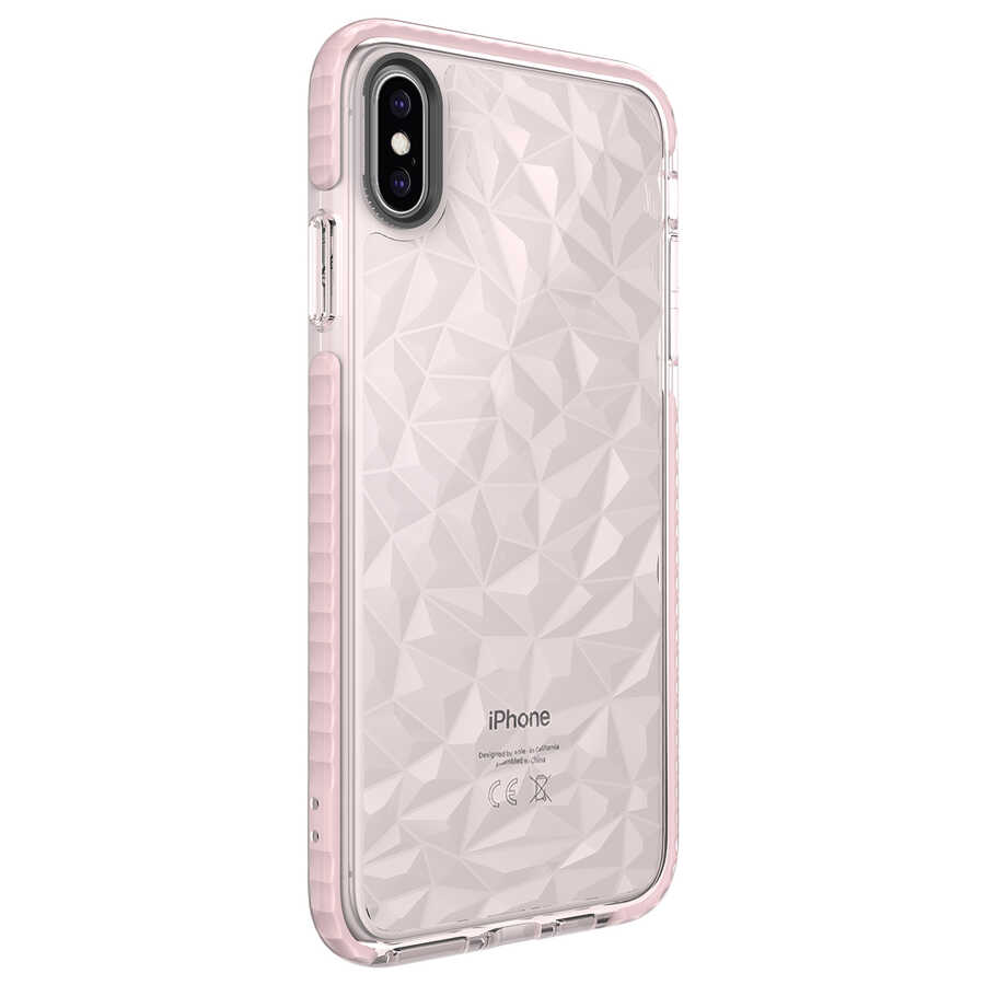 iPhone Uyumlu X Kılıf Tuhatu Buzz Kapak-Pembe