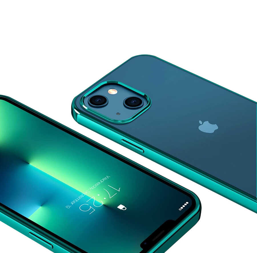 iPhone Uyumlu 13 Kılıf Tuhatu Leader Kapak-Yeşil