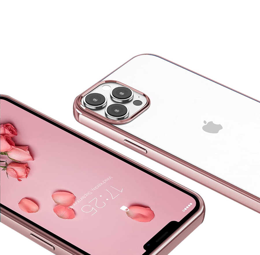 iPhone Uyumlu 13 Pro Kılıf Tuhatu Leader Kapak-Pembe