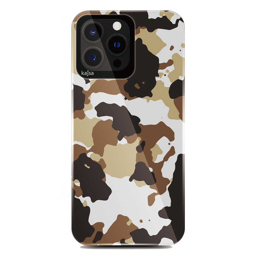 iPhone Uyumlu 13 Pro Kılıf Kajsa Camo Kapak-No4