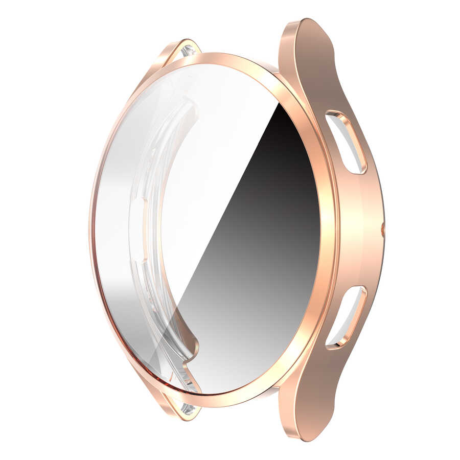 Galaxy Uyumlu Watch 4 40mm Tuhatu Watch Gard 02 Ekran Koruyucu-Rose gold