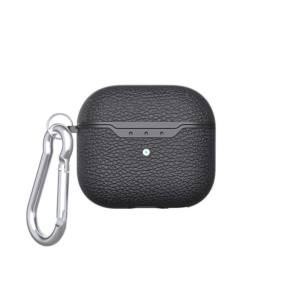 Airpods Uyumlu 3. Nesil Kılıf Tuhatu Airbag 03 Silikon-Siyah